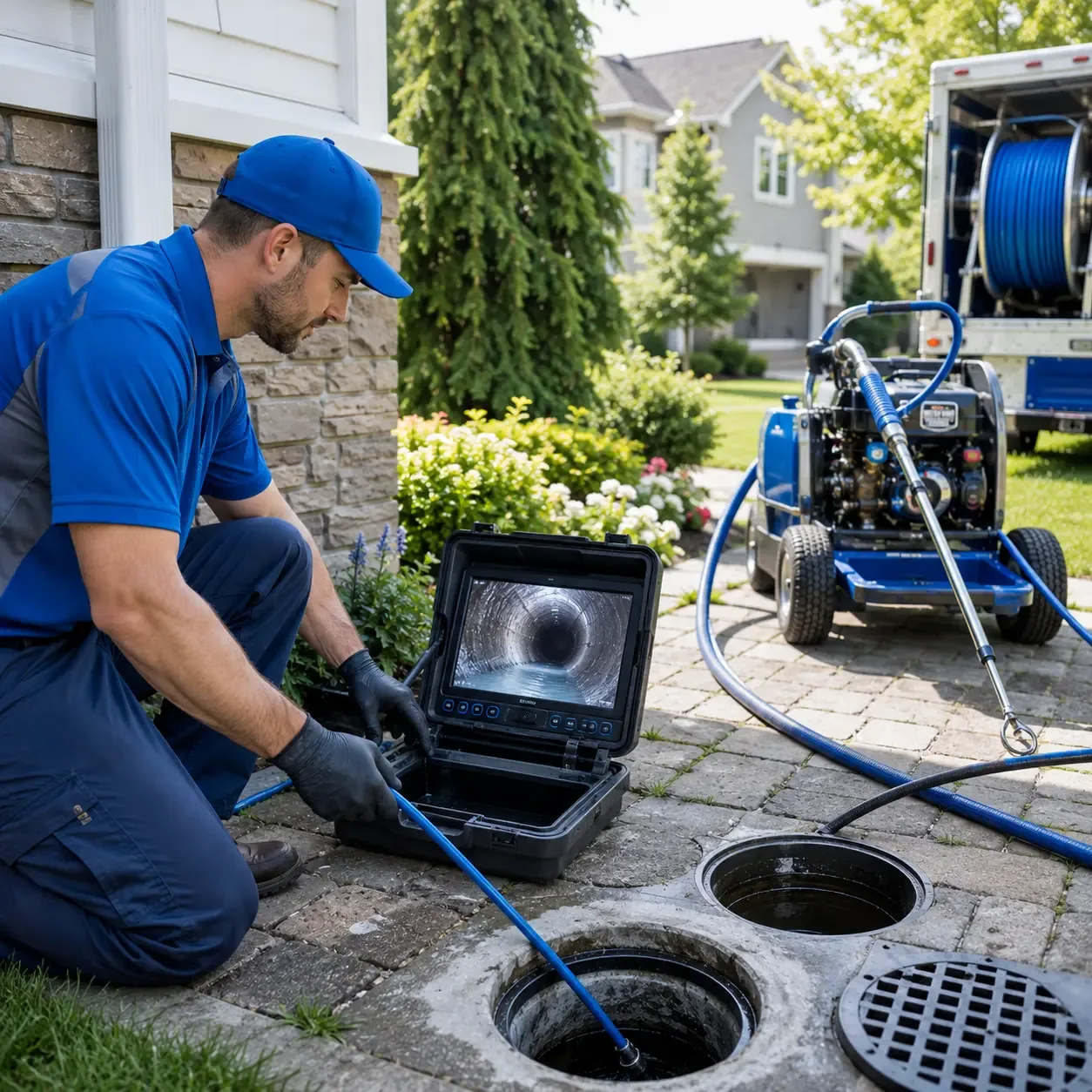 Outdoor drain cleaning professionals serving Holt, FL